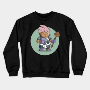 Relic Hunters - Human with Dark Blue Clothes Crewneck Sweatshirt